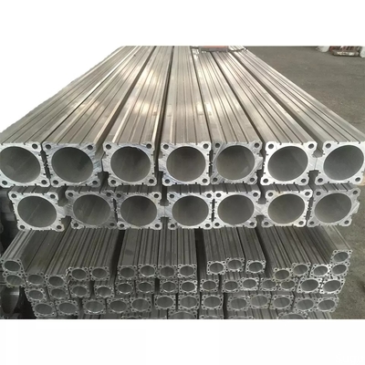 Custom 6063 T6 Honed Polished Canal Pipe Sizes Of Anodized Aluminum Square Tube For Dnc Pneumatic Air Cylinder
