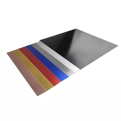 Varies Color Black Silver Gold Anodized Aluminum Plate Processing Custom Aluminum Alloy Plate Asset Sign Plate 0.5mm 1.0