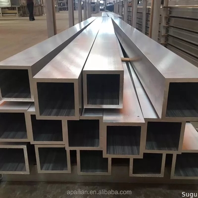 China aluminium pipe factory supply OEM aluminium square tubes and pipes with prices