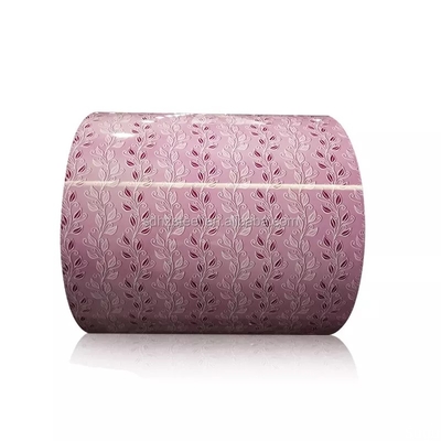 embossed aluminium coil，flower printing color coated painted prepainted aluminum coil 1 buyer，pre painted aluminium coil