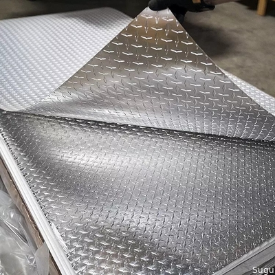 China manufacture 1100 H18 Full Hard Aluminium 3003 H24 Aluminum Embossed Plates