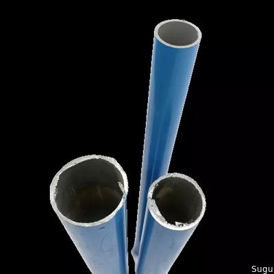 Custom free size colorful Al6061 Al6063 blasted Aluminum alloy tubing Aluminum anodized pipes round aluminium blasting t