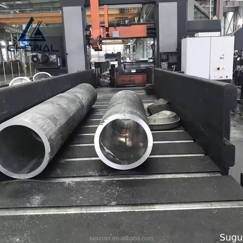 Seamless Forged Aluminum Alloy Tube , Large Diameter Aluminum Pipe，large diameter aluminum pipe，aluminum pipe flange fit