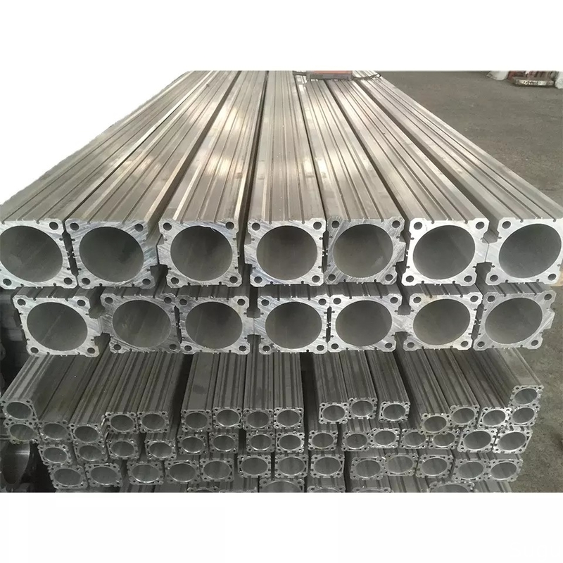 Custom 6063 T6 Honed Polished Canal Pipe Sizes Of Anodized Aluminum Square Tube For Dnc Pneumatic Air Cylinder