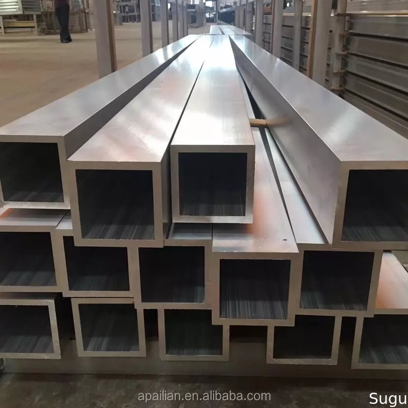 China aluminium pipe factory supply OEM aluminium square tubes and pipes with prices
